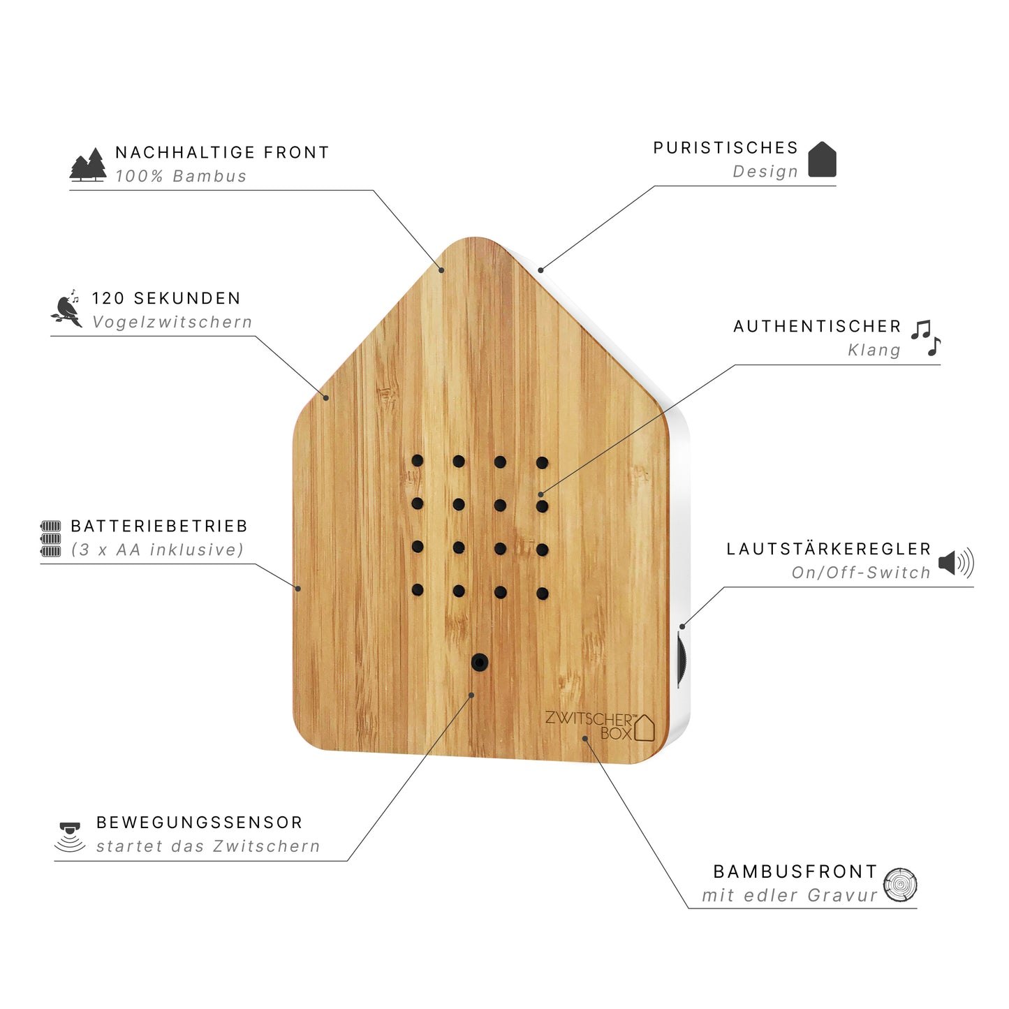 Zwitscherbox Bamboo